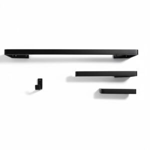 Kit de banheiro 4 peças preto